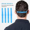 VICASKY 10pcs Mask Strap Extenders Elastic Mask Band Buckle Anti-Slip Disposable Rope Extension Hooks for Ear Relief and Comfortable Wearing view 3