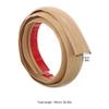 TOYZFRIENDY Plastic Threshold Ramp Strip for Doorway, Self-Adhesive Floor Edge Transition Strip, 5mm Drop Reducer Ramp for Wheelchair, Scooter, and Sweeping Robot Use view 2
