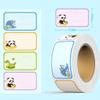 100/280Pcs/Roll Portable Gift Self-Adhesive Cartoon Style School Waterproof Name Sticker Labels Sticker Student Stationery Tag Sticker view 2