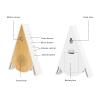 Calm Focus, Relaxation Sound Box, Triangular Singing Bird, Chirping, Natural, Timer Setting, Adjustable Timer, Device view 3