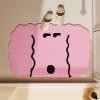 Cute Animal-Patterned Rug, Optical Illusion Door Mat, Absorbent and Quick-Drying, Double-Sided Non-Slip, Suitable for Bathroom, Entryway, Kitchen(Pink,Large) view 1