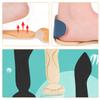 Amosfun High Heel Sponge Insoles and Heel Cushion Inserts for Women Shoes Pads Breathable Sweat-Absorbing Soft Foam Massage Insoles 2 Pairs Black and Beige view 4