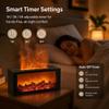 300ML Essential Oil Aroma Diffuser,Flame Air Humidifiers,Colorful Flame Diffusers for Home,Diffuser for Aromatherapy Yoga Room Bedroom, Office, Home with Remote Timer and Auto Off view 3