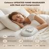 cotsoco Updated Hand Massager with Heat and Compression - Electric Individual Finger Massage for Arthritis, Carpal Tunnel & Pain Relief, Cordless Portable Massager for Wrist & Fingers, Gifts for Mom view 2