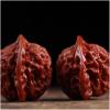 2 PCS Natural Chinese Wenwan Walnuts, 100-Year-Old Patina Walnuts Premium Quality, Handpicked, Unique Texture and Flavor for Collectors and Enthusiasts Family Heirloom (4PC) view 1