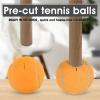 12Pcs Pre-Cut Tennis Balls for Walker Fits Most Walkers and Chairs, Stay Secure Walker Tennis Balls for Reducing Noise(Pink) view 4