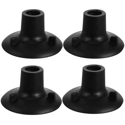 12Pcs Replacement Rubber Feet for Shower Chair Toilet Stool Anti Slip Pads 24Mm Chair Leg Floor Protectors Black