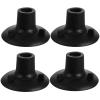 12Pcs Replacement Rubber Feet for Shower Chair Toilet Stool Anti Slip Pads 24Mm Chair Leg Floor Protectors Black view 1