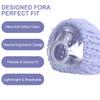 4-Pack Nasal CPAP Mask Liners Compatible with N20 Nasal Mask Cushions Silky Comfort Reduces Skin Irritation (Purple, Large) view 3