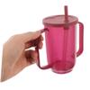 HOMOCONO Elderly Nursing Spill Proof Cup with Straw 250ml Bedridden Care Drinking Aid Anti-leak No Spill Cup for Adults and Seniors view 4