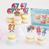 36 PCS 6 7 Party Decorations Funny Six Seven Cupcake Toppers Double Sided Baseball Funny 6 7 Birthday Cake Decorations for Donut Ice Cream Six Seven Meme Birthday Party Cupcake Decorations Supplies view 4