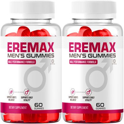 (2 Pack) Eremax Gummies - Official EreMax Gummys Advanced Premium Formula Support Maximum Strength, All Natural Ingredients Vitamins for Overall Health & Wellness Reviews, 120 Gummies for 2 Months