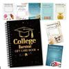 2026 College Gift Card Book, 57 Inch Black Gold Graduation Gift Card Book, College Survival Booklet Organizer Cash Holder for Leaving Home Birthday High School University Graduation Care Package view 1