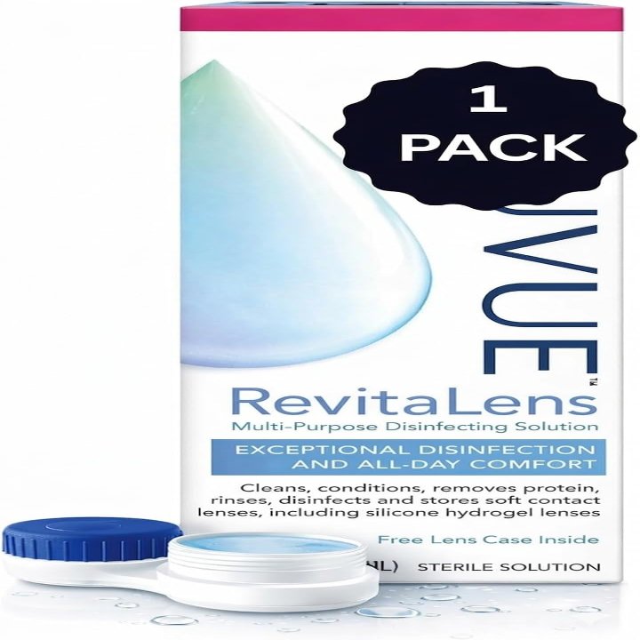 Acuvuee Lens Care Solution, Multi-Purpose Solution for Contact Lens Cleaning & Storage, 12 fl oz (360 ml), Pack of 1