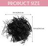 Housoutil Black Crinkle Paper Shred Basket Filler 500g Pack Shredded Tissue Paper for Box and Candy Box Decoration Wedding Supply view 2