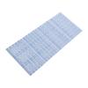 Shower Mat, Double Sided Anti Slip for a Safe Bath, Soft Easy to Clean TPE Material Bath Mat for Bathroom Floor 40x91cm Blue White view 1