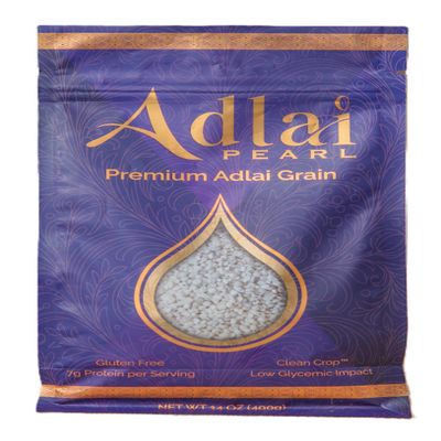 Adlai Pearl Premium Gourmet Protein-Packed Ancient Grain (14 oz) Small-Batch Grown in the Philippine Highlands, 7g Protein per Serving (14% DV), Gluten-Free, Low Glycemic, First Harvest