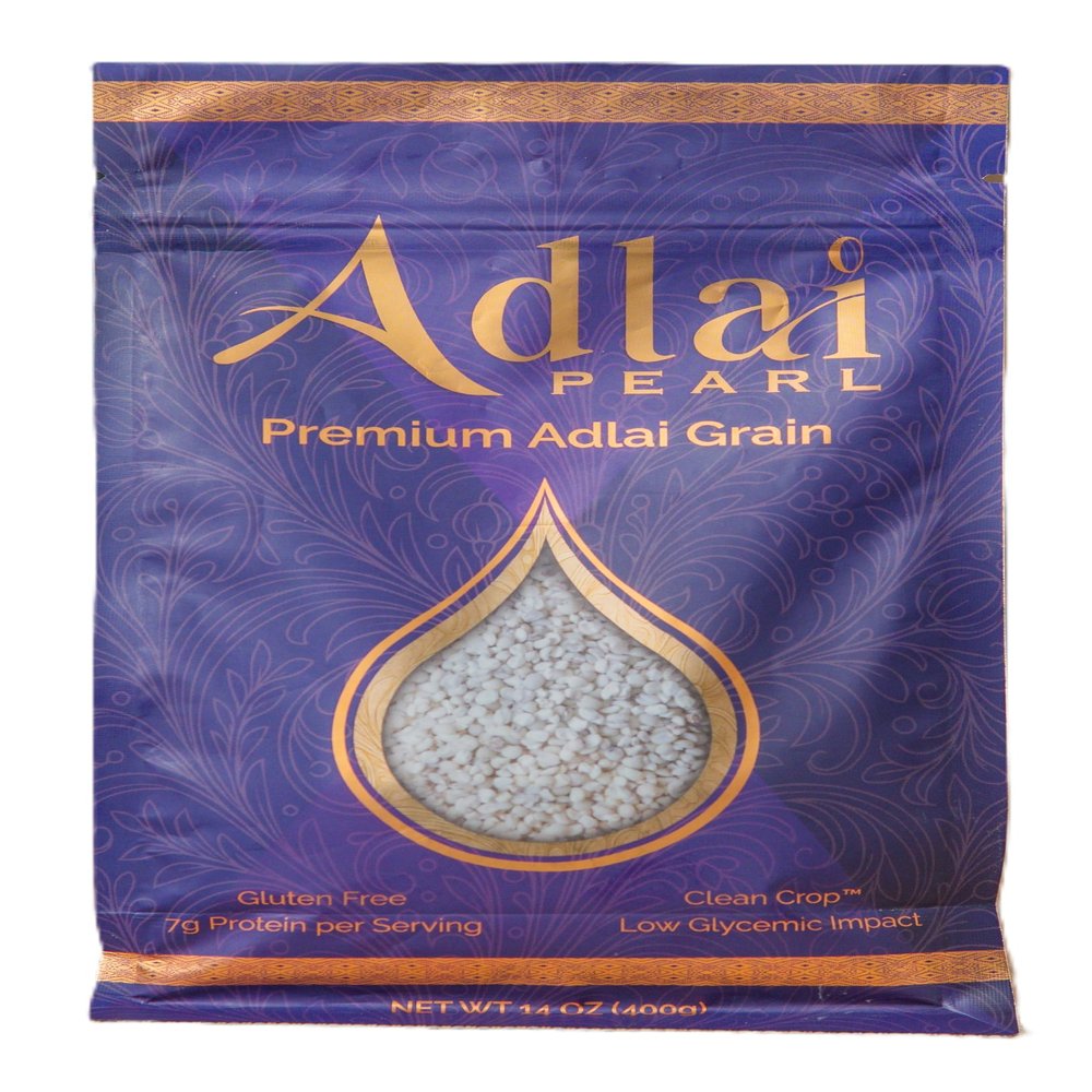 Adlai Pearl Premium Gourmet Protein-Packed Ancient Grain (14 oz) Small-Batch Grown in the Philippine Highlands, 7g Protein per Serving (14% DV), Gluten-Free, Low Glycemic, First Harvest