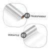 Healifty Cellophane Wrap Roll 50cm X 50m Thick Florist Wrapping Paper for Flower Bouquet and Basket Packaging, Wrap for Seasonal Celebrations and Crafts view 3