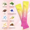MYMYDE Cutting Drink Mix Supports Satiety Signaling, Energy & Gut Health with Berberine, Chromium, FOS, Yerba Mate & 5-HTP Magnesium Strawberry Agai Flavor 30 Servings view 3