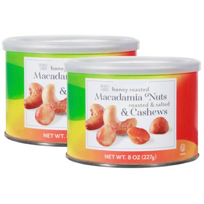 Honey Roasted Macadamia Nuts & Cashews 8 oz (2 COUNT, Honey Roasted Macadamia Nuts & Cashews)