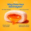 Electro Hydration Gum Electrolyte Gum - Sugar Free Chewing Gums with Sodium, Potassium & Magnesium, Fast Hydration Zero Calorie Energy Gums for Sports - Tropical Splash Flavor (15 Pcs) view 4