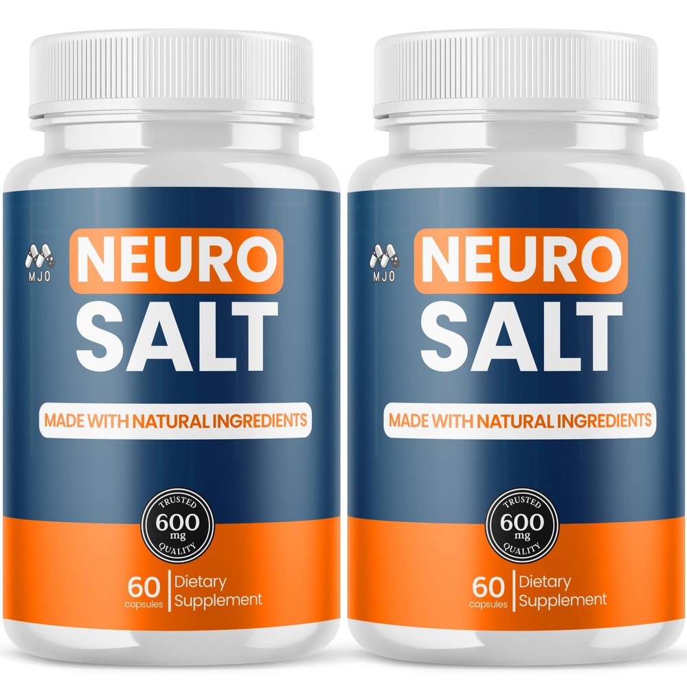 (2 Pack) Neuro Salt Capsules, NeuroSalt Pills with All Natural Ingredients, Advanced Neuro Salt Capsules Overall Health and Wellness Supplement Formula with Max Strength Multivitamin (120 Capsules)