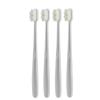 1/4pcs Toothbrush Soft Gentle Family Oral Hygiene Care Portable Adult Toothbrush(4pcs-White Wave) view 1