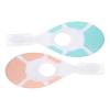 CONGARTENO s Silicone Toothbrushes 2pcs, Soft Superfine Bristles, Training Toothbrushes for Oral Care Ages 0-10, Mint Green and Sakura Pink, Dental Cleaning Tools Random Color view 1