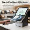 Ashtae 3D Printed Wand Contactless Payment Credit Card Wand Debit Card Wands Credit Holder Device Tap Payment Fairy Magic Wireless NFC Easy Checkout Tool Novelty Gifts Holders credits(1PC Black) view 2