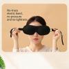 WAGJIA 3D Contoured Sleep Mask with Thickened Padding Eye Mask for Light Blocking, Soft Eye Cover for Men Women, Travel Nap & Home Use(Cray) view 3