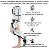 DJVHSRI Hip Orthosis Adjustable Joint Fixed Full Leg Brace Support Breathable Thigh Knee Ankle Foot Supports Orthosis,Style B,Left,Style A-Right, view 4