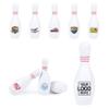 100 Pack Custom Bowling Pin Stress Reliever Bulk, Personalized PU Foam Promo Item with Logo for Trade Shows, Corporate Events, Office Use & Bowling Businesses, 5.2 x 1.77 in view 1