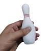 100 Pack Custom Bowling Pin Stress Reliever Bulk, Personalized PU Foam Promo Item with Logo for Trade Shows, Corporate Events, Office Use & Bowling Businesses, 5.2 x 1.77 in view 2
