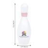 100 Pack Custom Bowling Pin Stress Reliever Bulk, Personalized PU Foam Promo Item with Logo for Trade Shows, Corporate Events, Office Use & Bowling Businesses, 5.2 x 1.77 in view 3
