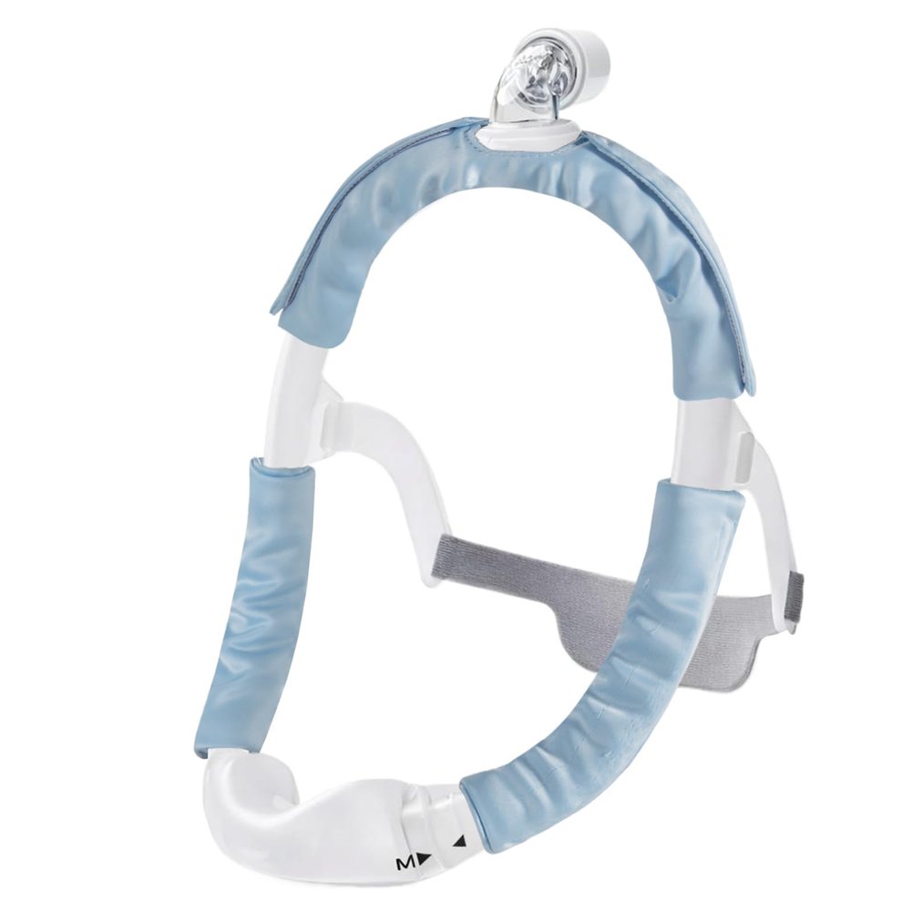3 Pcs Satin CPAP Strap Cushions, CPAP Strap Covers, Comfort CPAP Face Mask Cushion Pads, CPAP Mask Covers for F30i/N30i Mask, Silky CPAP Headgear Pads for Reducing Red Marks, Sky Blue