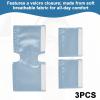 3 Pcs Satin CPAP Strap Cushions, CPAP Strap Covers, Comfort CPAP Face Mask Cushion Pads, CPAP Mask Covers for F30i/N30i Mask, Silky CPAP Headgear Pads for Reducing Red Marks, Sky Blue view 2