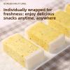 Osmanthus Seed Cake, Sugar Free Chinese Traditional Rice Cake Snack, Soft Chewy Dessert with Euryale Seeds (250g/bag) view 4