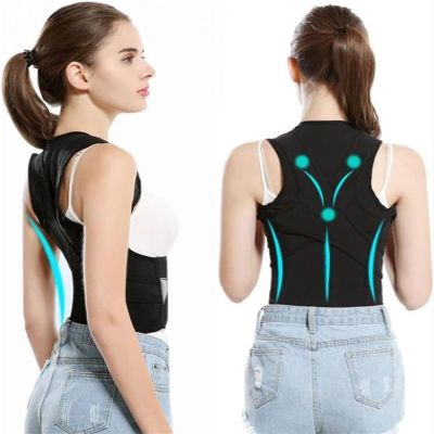 LILIUPEILONG Adjustable Back Posture Corrector With Full Back Support(3XL)