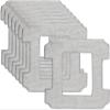 Cleaning Pads For Compatible With Ecovacs Winbot W1 Pro / W1 / W2 Omni / W2 Robot, Replacement Mop For Compatible With Ecovacs, Microfibre Mop Cloth Washable(8PCS) view 1