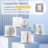 Cleaning Pads For Compatible With Ecovacs Winbot W1 Pro / W1 / W2 Omni / W2 Robot, Replacement Mop For Compatible With Ecovacs, Microfibre Mop Cloth Washable(8PCS) view 3