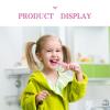 ROMISBABA S Toothbrush 3pcs Manual Toothbrushes with Ultra Soft Bristles for Ages 2-8 with Rabbit Design for Dental Hygiene view 4