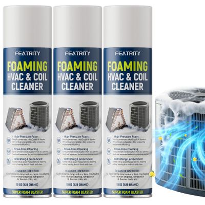 featrity Foaming AC Coil Cleaner: 57 oz for Condenser & Evaporator