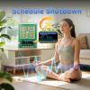 7.83Hz Frequency Generator | Schumann Resonance Generator with 1-24 Hour Adjustable Timer | Suitable for Home Relaxation, Office and Meditation Spaces | Adjustable from 0.001Hz to 200kHz | Green view 4