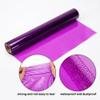 WINDAWNKE Purple Cellophane Wrap Roll 16in x 98ft, Cellophane Wrapping Paper for for Gift Basket, Clear Gift Wrapping Paper for Bouquet Flower Basket Packing DIY Crafts view 3
