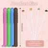 16 Pcs Chewable Essential Oil Breath Sticks, Silicone Aroma Sticks for Stress Relief & Fresh Breath, Oral Fixation Aid for Pen Biting Habit, Portable Small Size for On-the-Go view 2