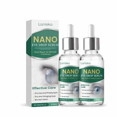 Optifusion Drops, Herbionyx Nano Drop Serum with Lutein Vitamin C & E, Mimics Natural Tear Film, for Long-Term Daily Use without Irritation