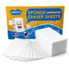 48 Pads Magic Sponge Eraser Sheets, Super Thin 0.12cm Disposable Melamine Sponge Sheets, 4X High Density Melamine Foam Sheet Flexible White Cleaning Eraser Wipes for Kitchen Sink Shoes Dish Faucet view 1