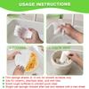48 Pads Magic Sponge Eraser Sheets, Super Thin 0.12cm Disposable Melamine Sponge Sheets, 4X High Density Melamine Foam Sheet Flexible White Cleaning Eraser Wipes for Kitchen Sink Shoes Dish Faucet view 3