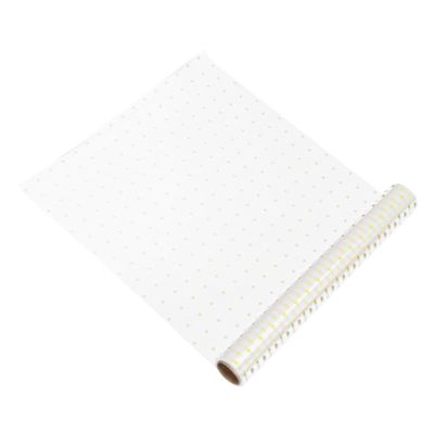 HAKIDZEL Polka Dot Flower Wrapping Sheet Roll 40cm X 30m Waterproof Floral Wrap Film for Bouquet Packaging and DIY Wrap Accessories